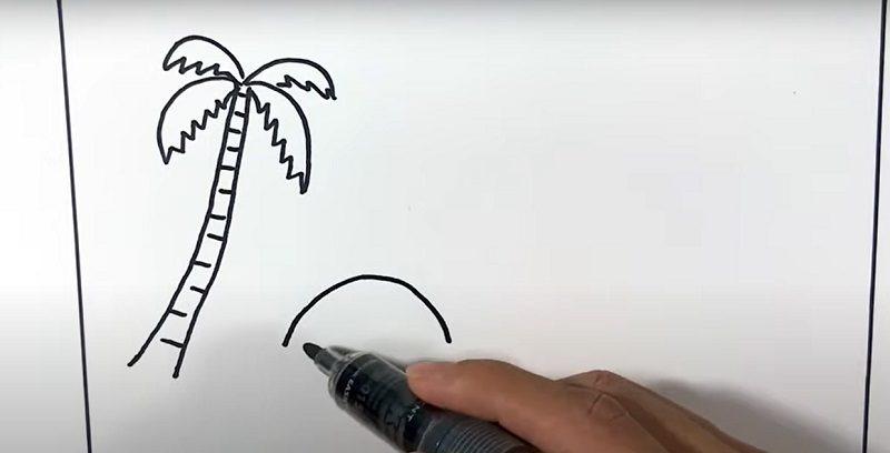 Các bước vẽ tranh phong cảnh biển