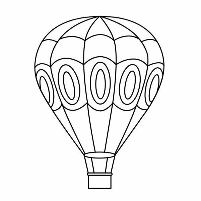 Tranh tô màu khinh khí cầu đẹp giúp bé phát triển sáng tạo 6 to mau khinh khi cau