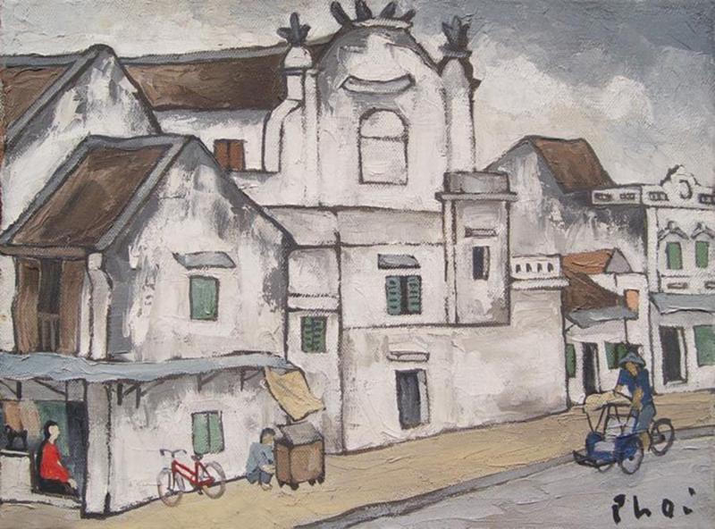 Tìm lại Hà Nội xưa trong tranh của họa sĩ Bùi Xuân Phái