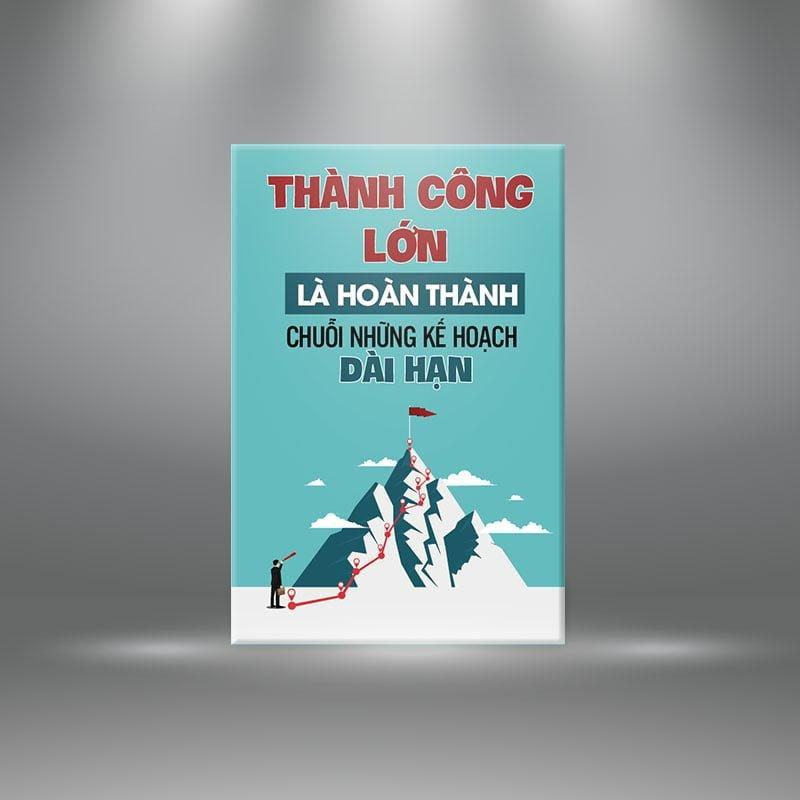 Thành công lớn đến từ chuỗi kế hoạch dài hạn
