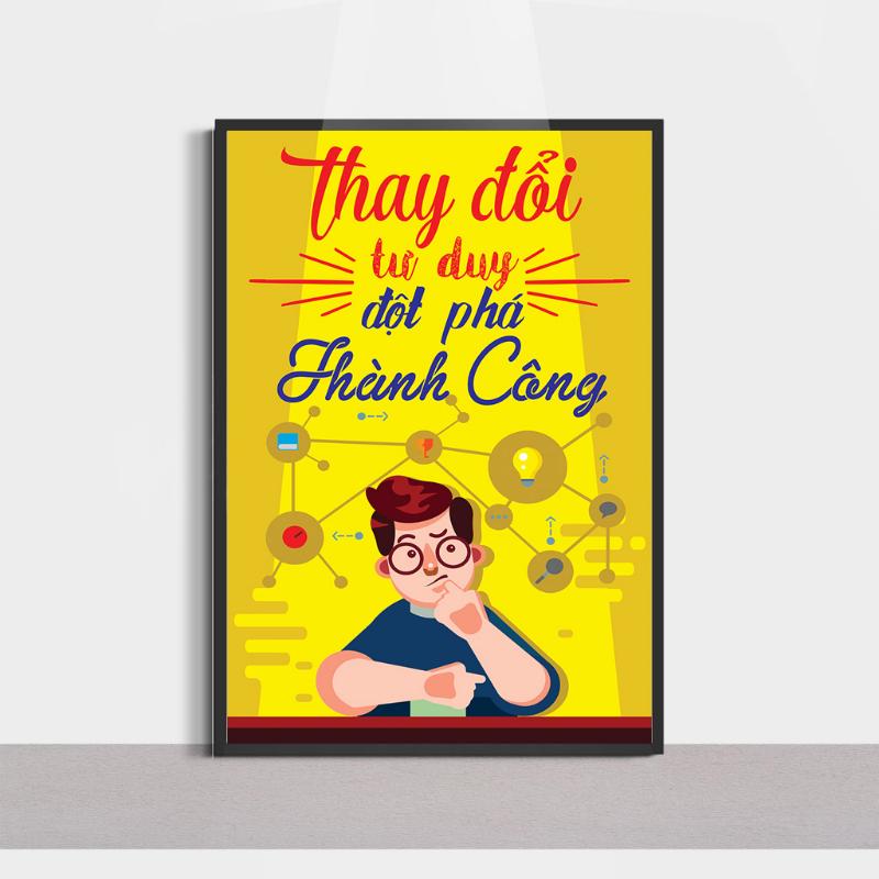 Tranh thay đổi tư duy, đột phá thành công, nền tảng của mọi sự phát triển cá nhân và sự nghiệp