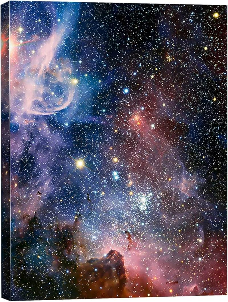 99+ Tranh Galaxy – Vẻ đẹp huyền ảo từ dải ngân hà 10 Khoảnh khắc hoàn thành một bức tranh galaxy nhỏ, nơi sắc tím và xanh dương hòa quyện đầy mê hoặc