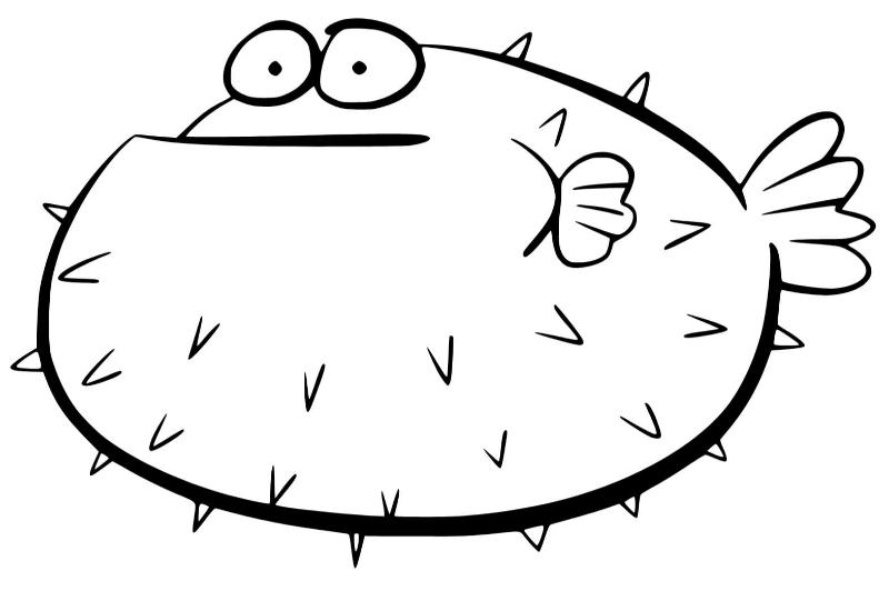 99+ Tranh tô màu con cá – Giúp bé sáng tạo & học hỏi 37 Tranh tô màu con cá chép 1