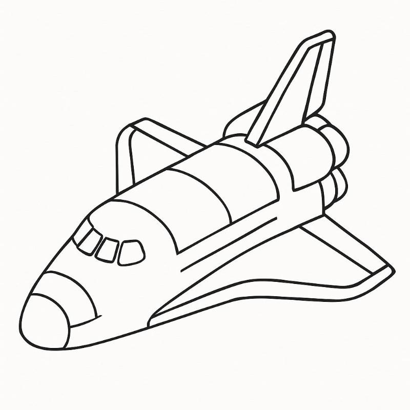 Kích thích trí tưởng tượng bay xa vào vũ trụ bao la với bức tranh tàu con thoi sắc nét và mạnh mẽ