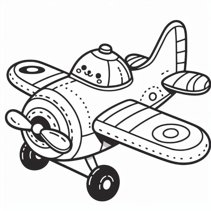 Mẫu tranh lấy cảm hứng từ phim hoạt hình với các chi tiết sinh động giúp bé học cách phối màu và tạo khối 3D