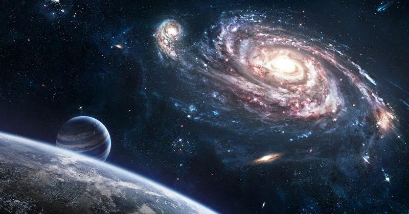 Tranh vũ trụ – Nghệ thuật huyền bí và cảm hứng vô tận 6 Bức tranh vũ trụ tả thực về hành tinh và thiên hà, thể hiện vẻ đẹp hùng vĩ của không gian