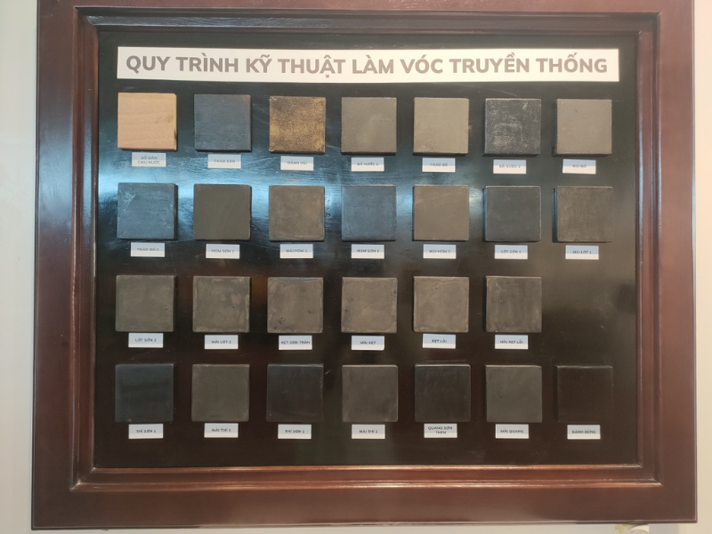 Hướng dẫn cách làm tranh sơn mài bằng vỏ trứng đơn giản 3 Làm vóc