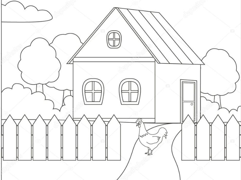 Top 89+ Mẫu tranh tô màu ngôi nhà đẹp cho bé - Atnam 3 Lợi ích khi bé tô màu ngôi nhà