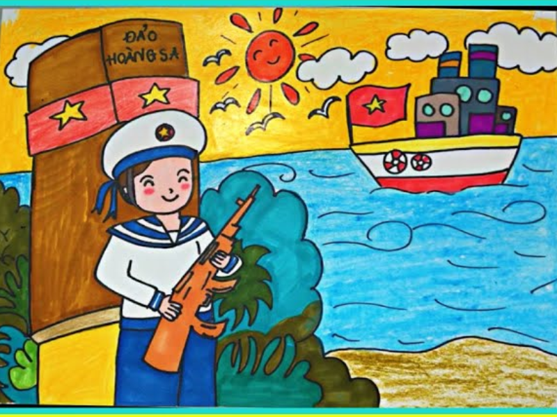 Top 555+ Các mẫu vẽ tranh chủ đề tự do đẹp đơn giản cho bé 2 Vẽ tranh chủ đề tự do