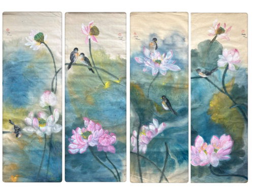 Tranh hoa sen "Bộ Liên Tước"