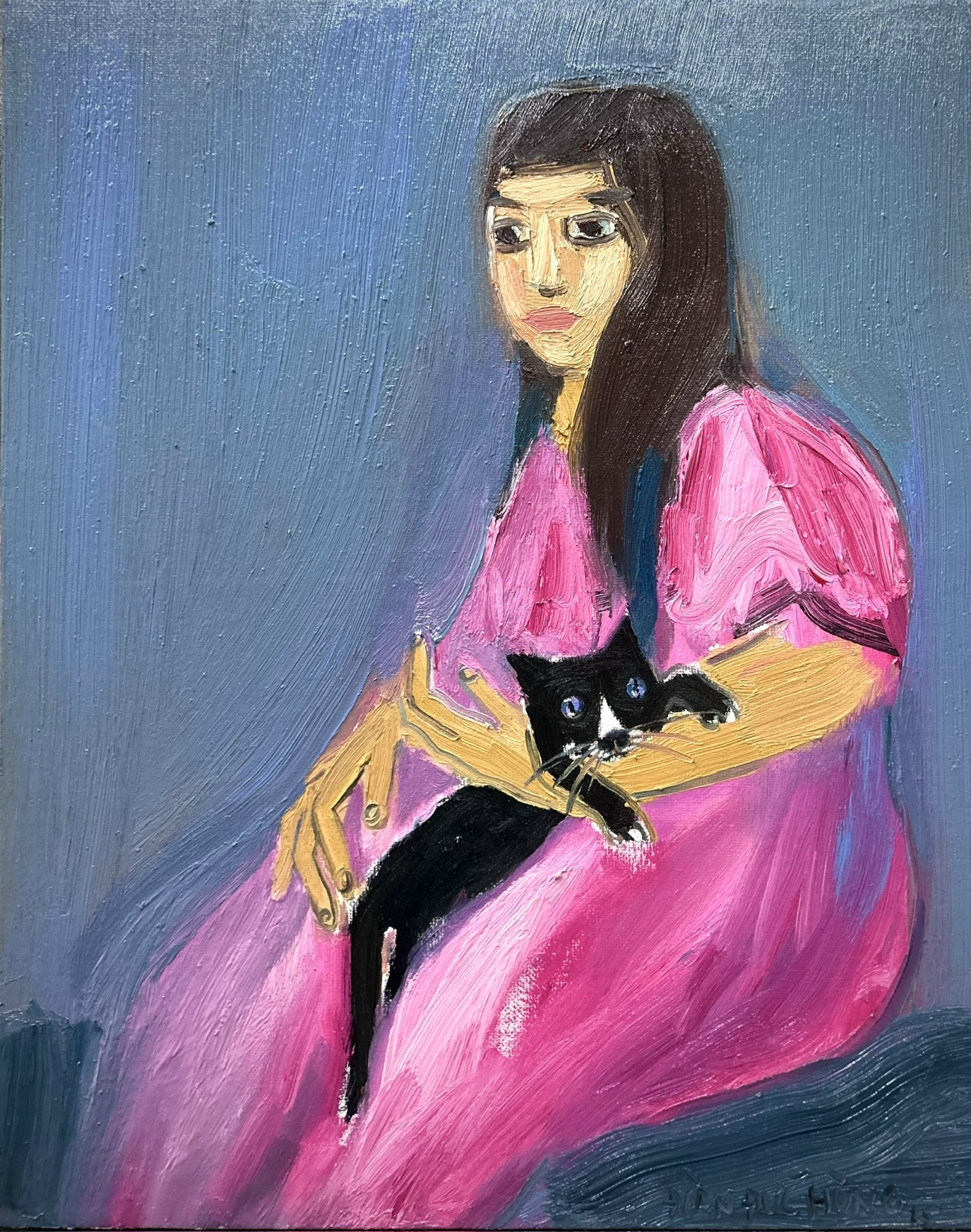 Cô Bé Và Mèo Con 1 Cô Bé Và Mèo Con