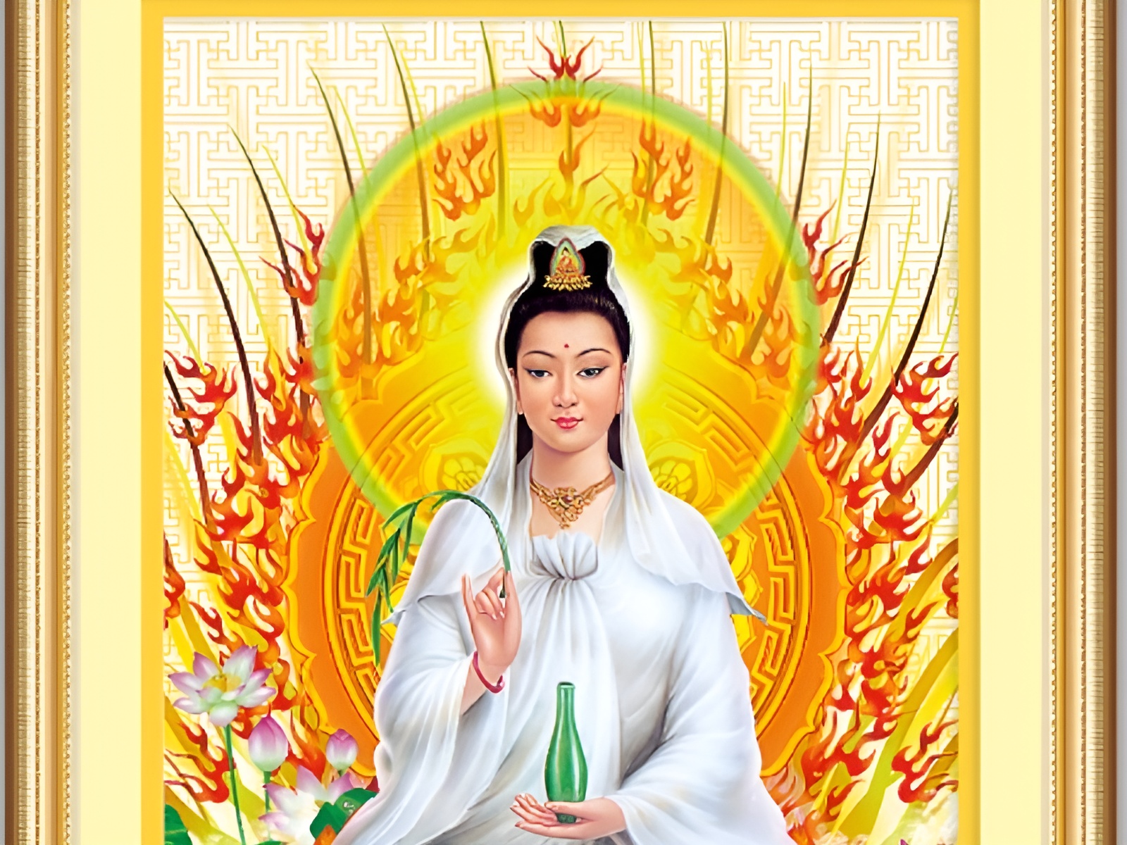 Tranh Phật bà Quan Âm 3