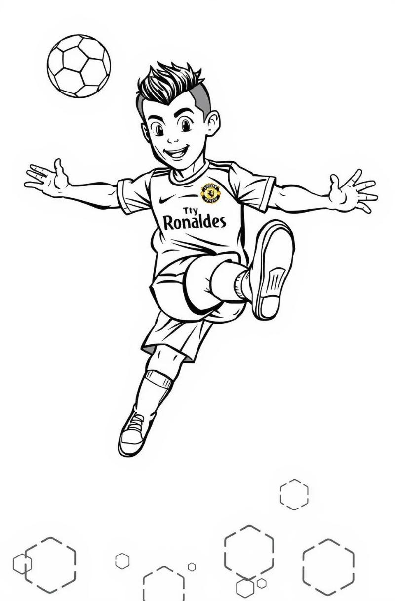 Tranh To Mau Ronaldo theo tung cau lac bo 4