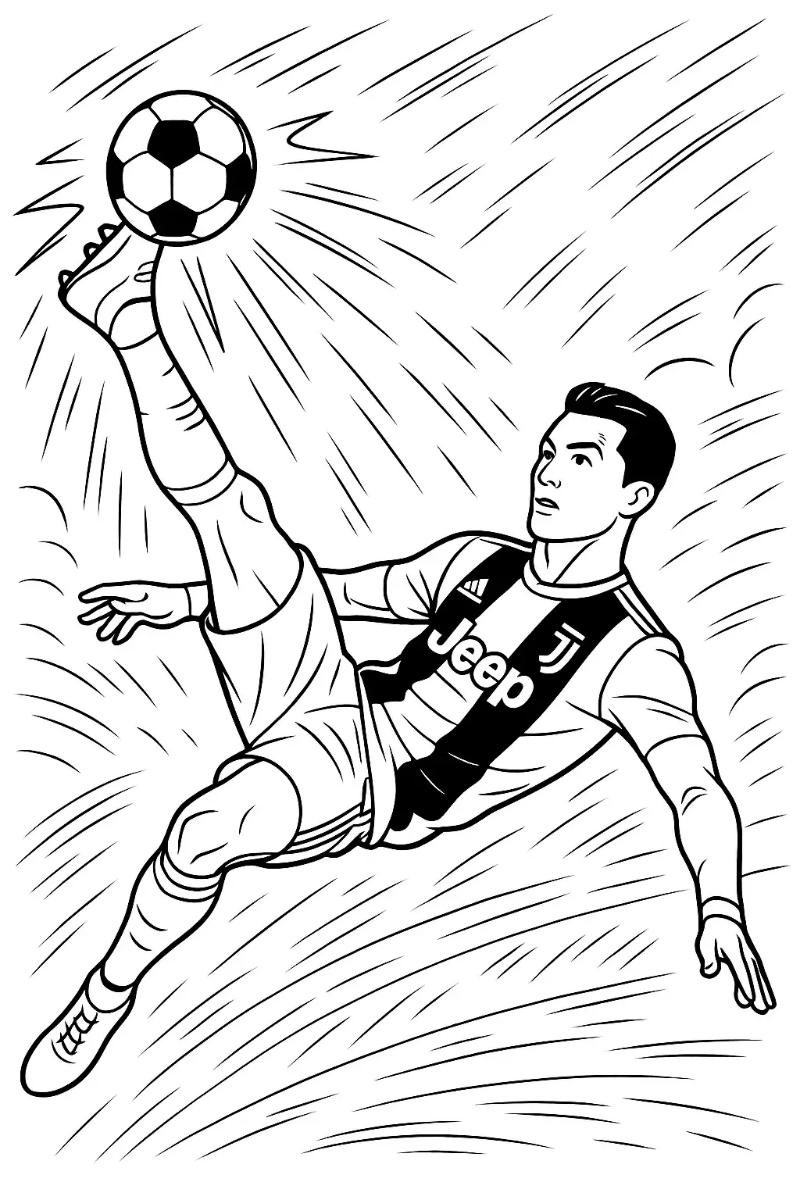 Tranh To Mau Ronaldo theo tung cau lac bo 5