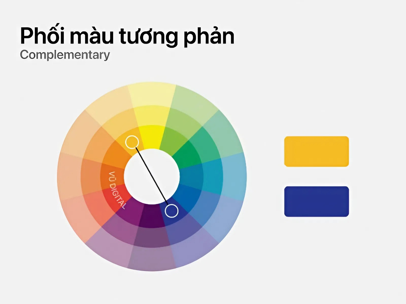 Phối màu tương phản