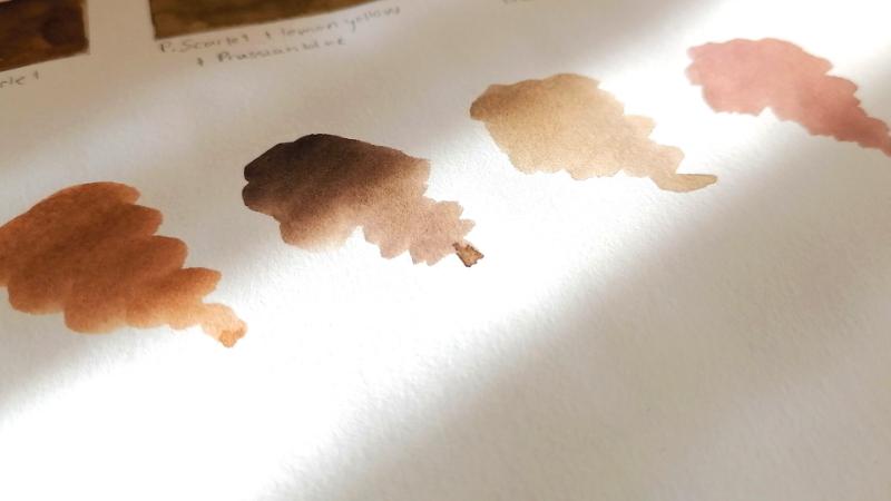 Cách pha màu và bảng pha màu chuẩn đẹp, dễ áp dụng 10 Màu nâu đất được tạo ra bằng cách pha ba màu cơ bản (Đỏ, Vàng, Xanh dương) với tỷ lệ gần bằng nhau, sau đó điều chỉnh để tạo nâu đỏ, nâu vàng hay nâu lạnh