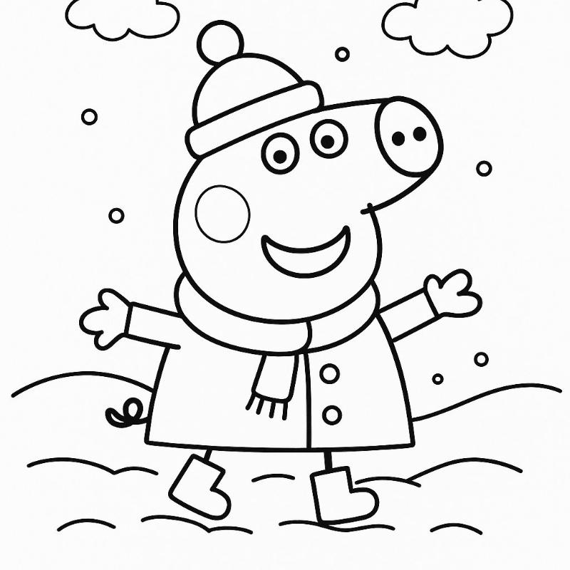 999 + Mẫu tranh tô màu heo peppa đẹp sáng tạo cho bé yêu 7 heo peppa mua dong4044