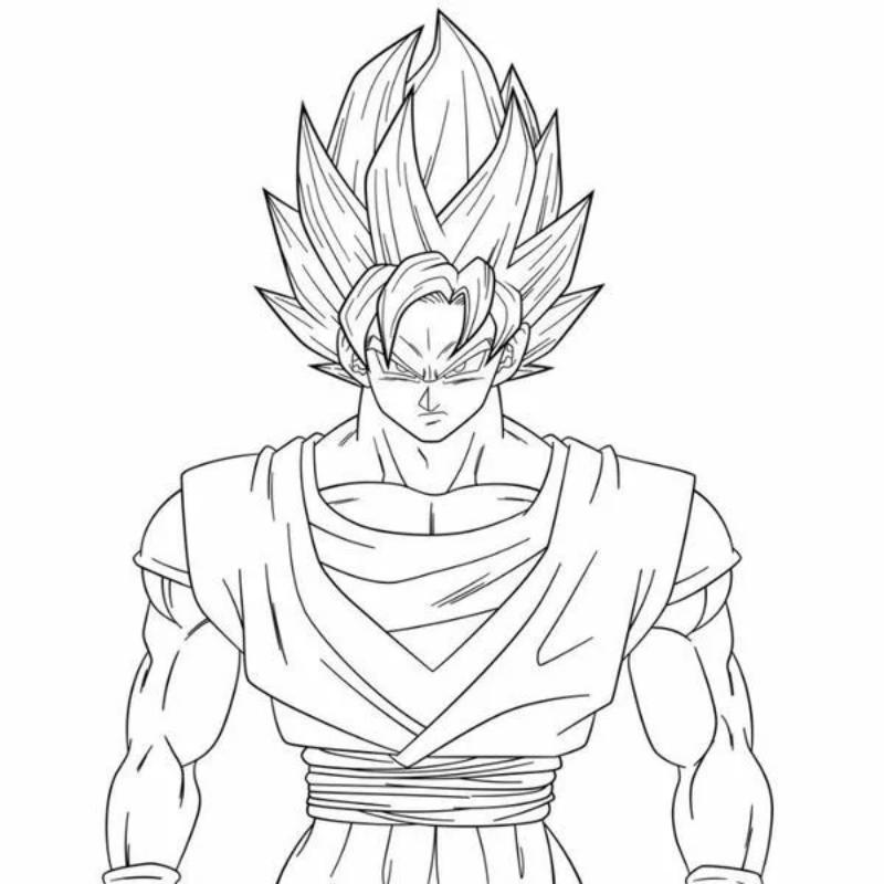 hinh songoku cho be to mau