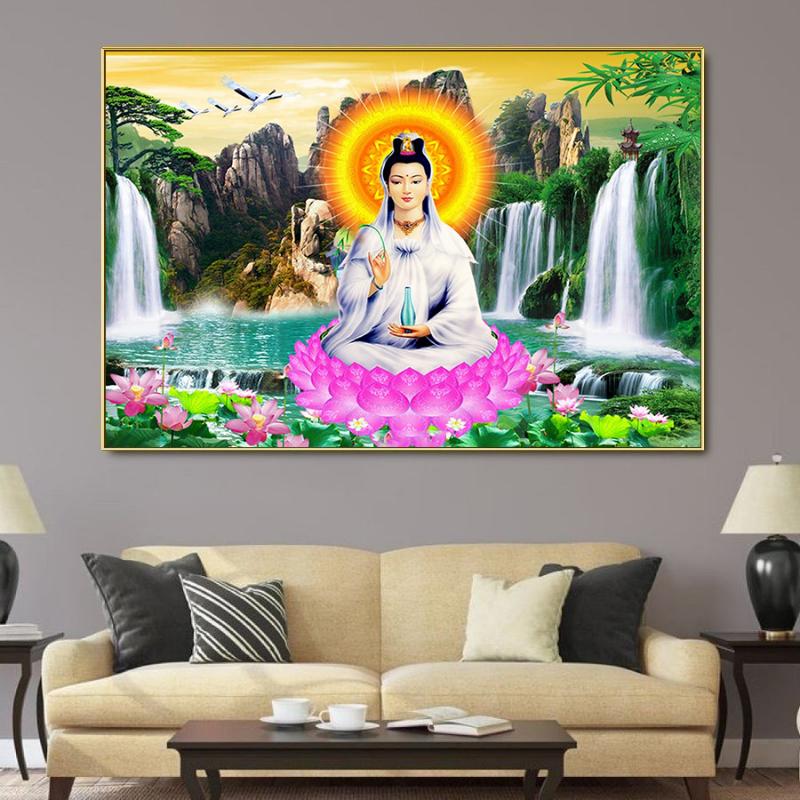 Chọn tranh Phật Bà Quan Âm theo phong thủy