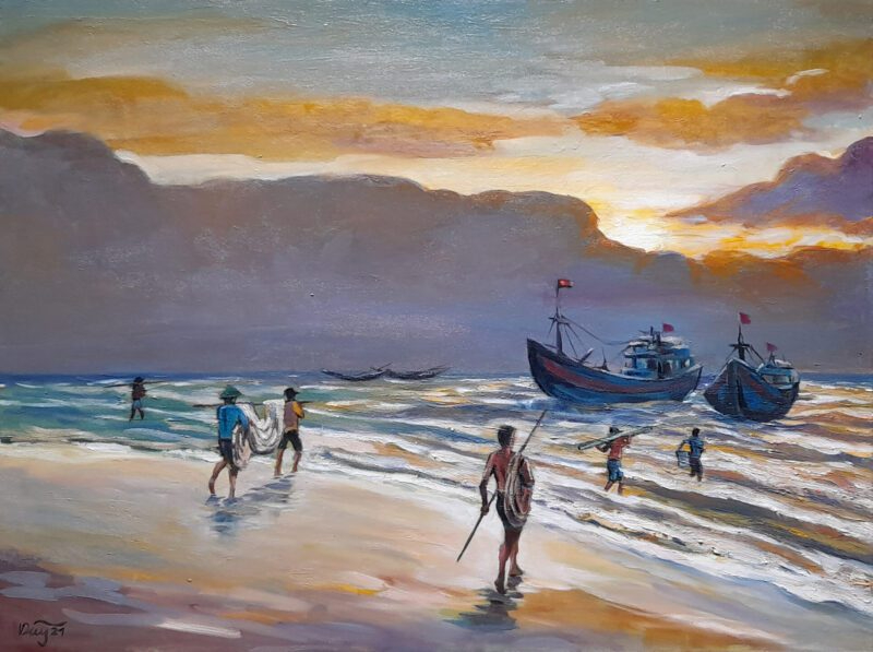 Giới thiệu về tranh phong cảnh biển 