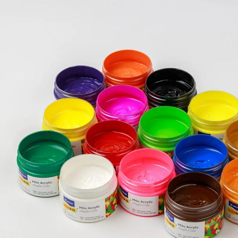 Các loại màu vẽ phổ biến – Hiểu đúng để chọn màu chuẩn nhất 3 Hiểu rõ các loại màu vẽ trước khi vẽ