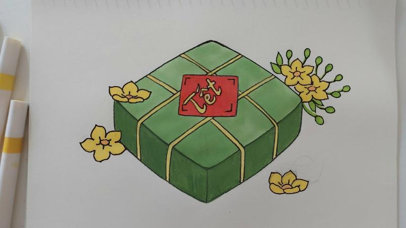 Ý nghĩa vẽ bánh chưng
