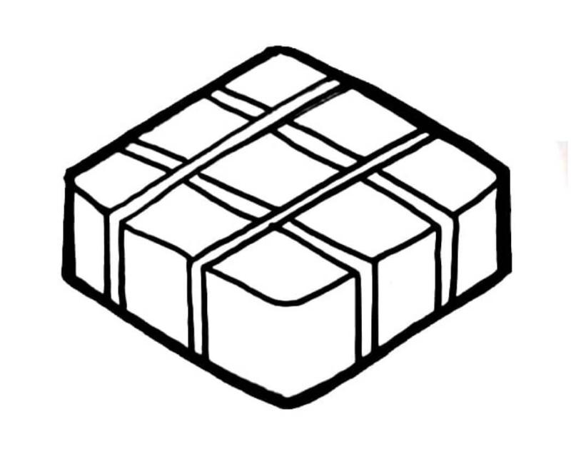 Hướng dẫn vẽ bánh chưng làm cho cân đối 