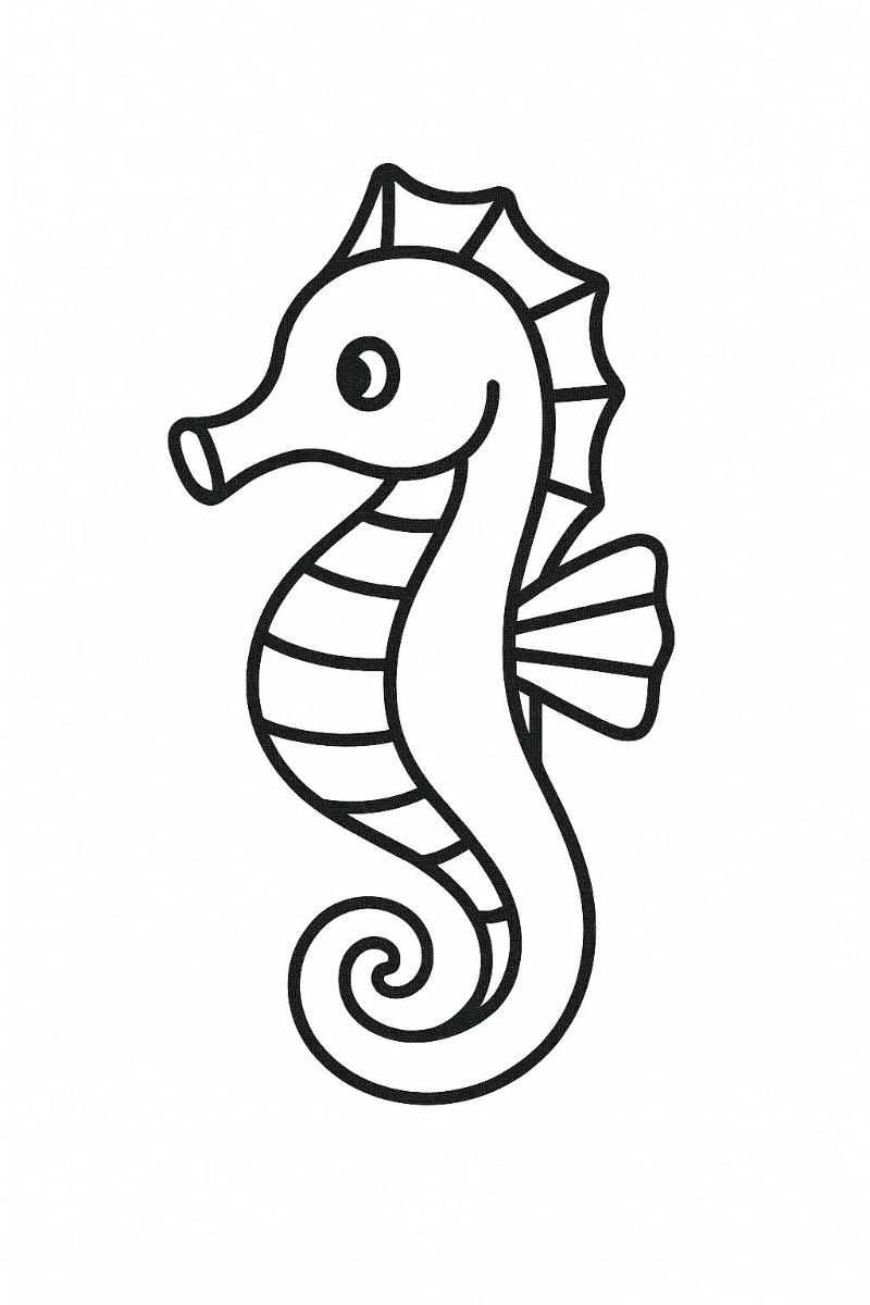 Lợi ích tô màu con cá ngựa