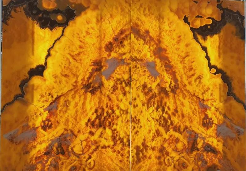 99+ Mẫu tranh đá đối xứng cao cấp đẹp và sang trọng 4 Tranh đá ONYX