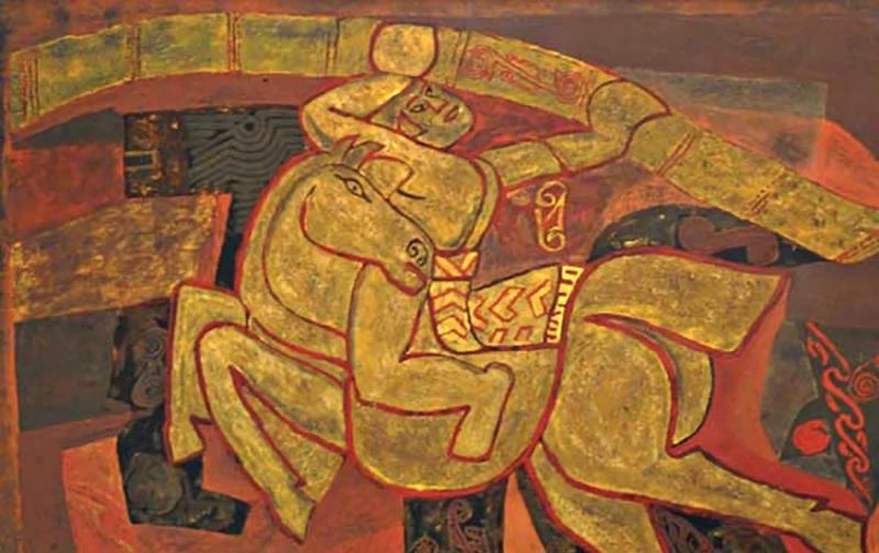 Tranh sơn mài gióng - Giá trị nghệ thuật và cách chọn chuẩn nhất 2 Tranh sơn mài Gióng