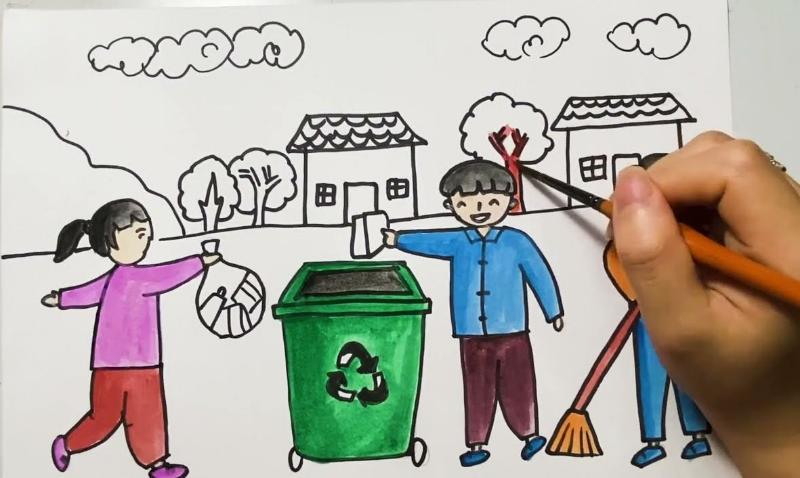 Vẽ tranh ý tưởng trẻ thơ đẹp, sáng tạo và ý nghĩa nhất 5 Vẽ tranh ý tưởng trẻ thơ 02