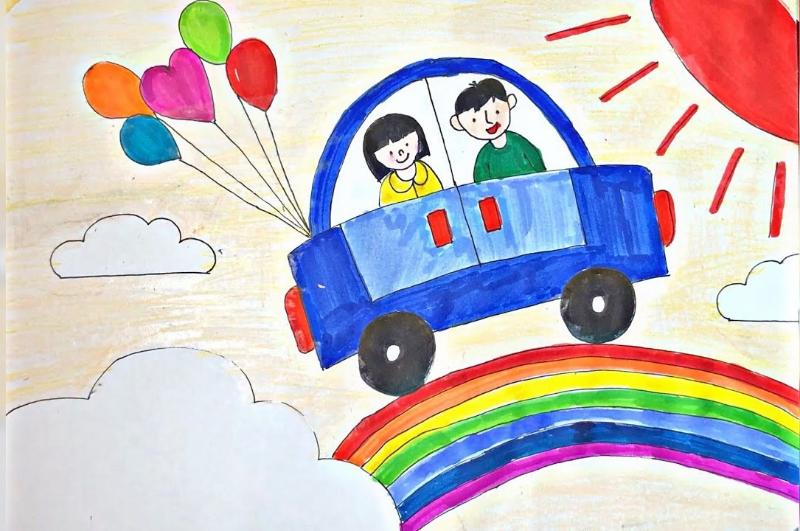 Vẽ tranh ý tưởng trẻ thơ đẹp, sáng tạo và ý nghĩa nhất 2 Vẽ tranh ý tưởng trẻ thơ