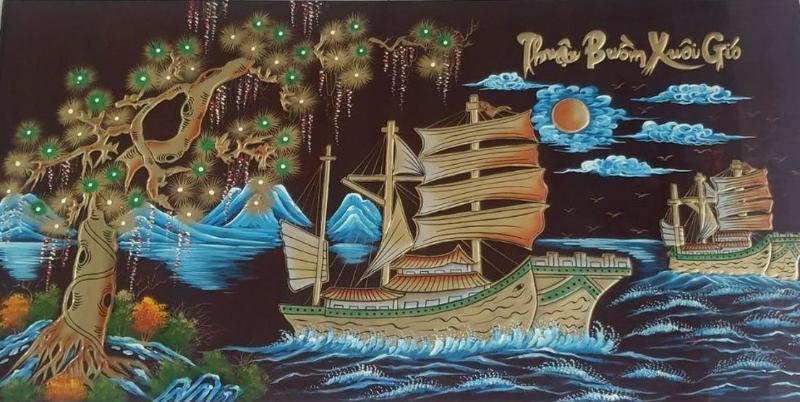 Tranh sơn mài Thuận Buồm Xuôi Gió – Biểu tượng thành công 5 Vì sao tranh sơn mài Thuận Buồm Xuôi Gió trở nên cao cấp