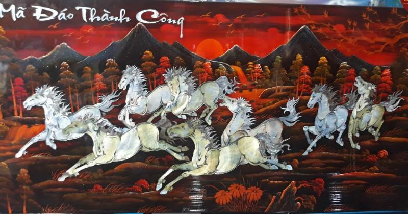 Vị trí treo tranh sơn mài Mã Đáo Thành Công
