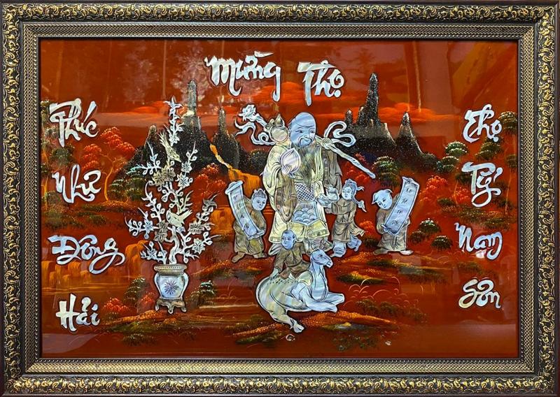 Tranh sơn mài mừng thọ – Quà tặng ý nghĩa theo thời gian 3 Ý nghĩa phong thủy tranh sơn mài