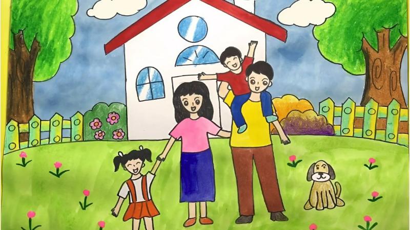 Ý nghĩa vẽ tranh gia đình