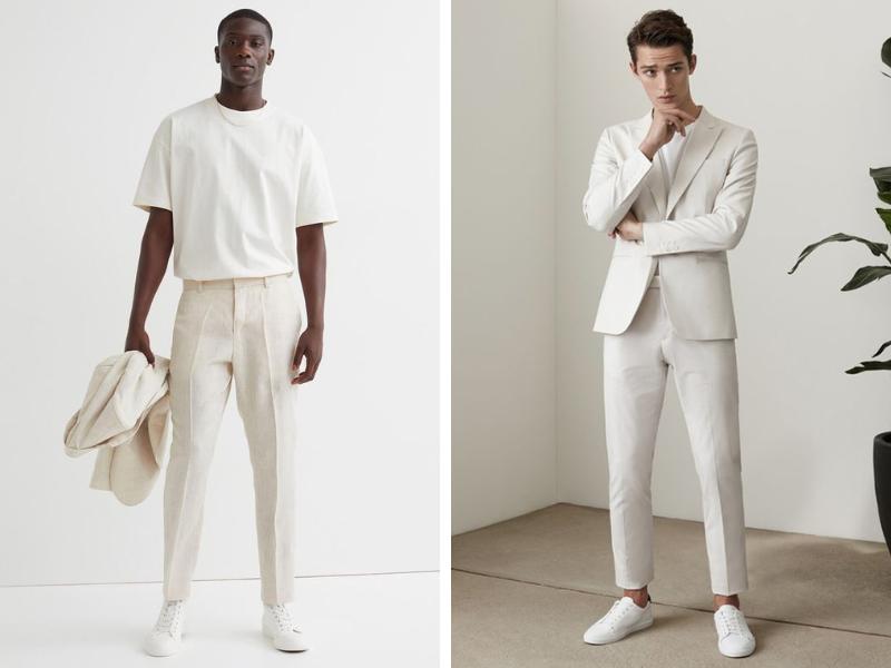 Nguyên tắc phối màu đơn sắc trong thời trang và thiết kế 4 Lựa chọn màu chủ đạo rõ ràng (như trắng hoặc kem) là bước đầu tiên để tạo nên một tổng thể đơn sắc gọn gàng và thanh lịch