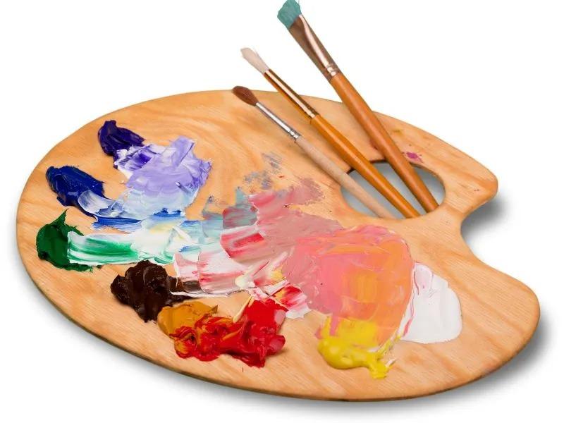 Hướng dẫn cách vẽ tranh Bác Hồ và thiếu nhi đẹp và đơn giản 8 Chuẩn bị bảng màu và cọ vẽ là bước khởi đầu quan trọng để tạo nên một tác phẩm nghệ thuật trọn vẹn cảm xúc.