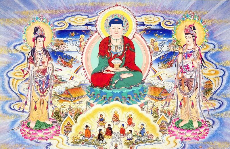 Tranh Tây Phương Tiếp Dẫn: Ý nghĩa, cách chọn và vị trí treo 11 Tranh Tây Phương Tiếp Dẫn có khung phù hợp với phòng khách hiện đại hoặc phòng thờ