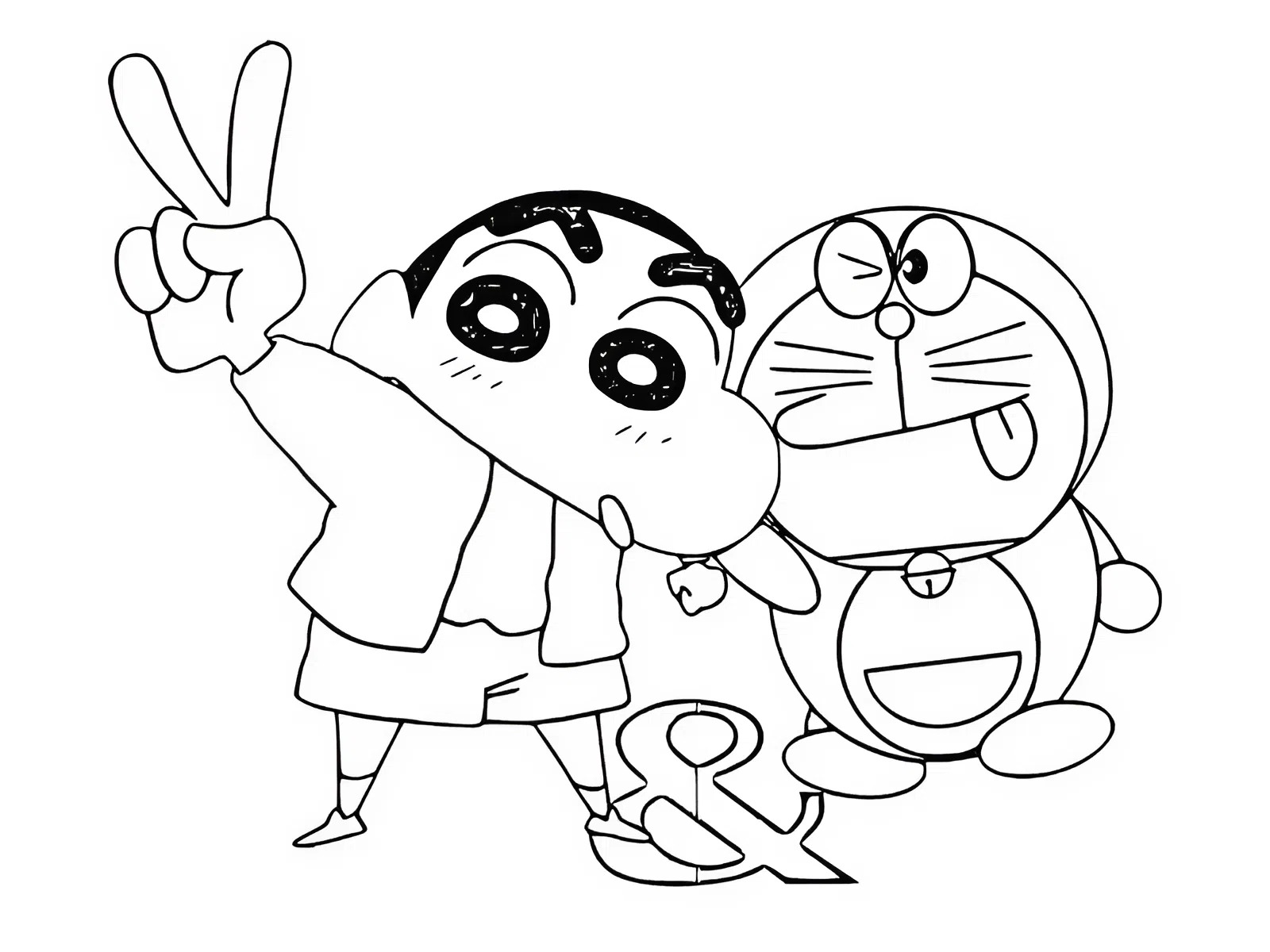 Tranh tô màu Doremon đẹp nhất 2025 | Miễn phí tải và in 1 tranh tô màu doremon