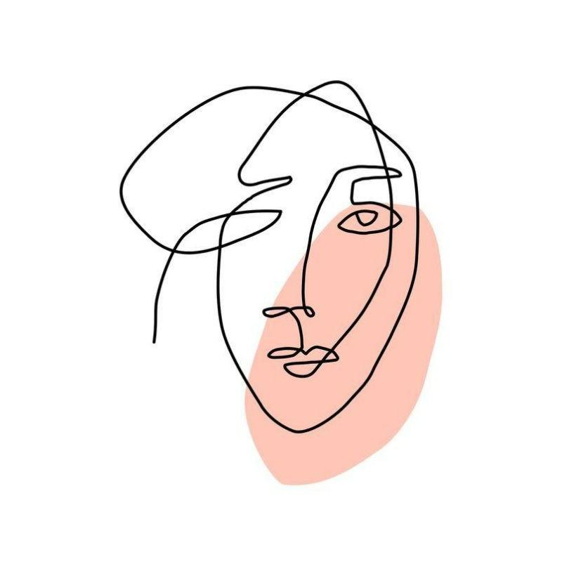 Kết hợp thêm màu sắc để tạo điểm nhấn trẻ trung, hiện đại cho tác phẩm One Line Art