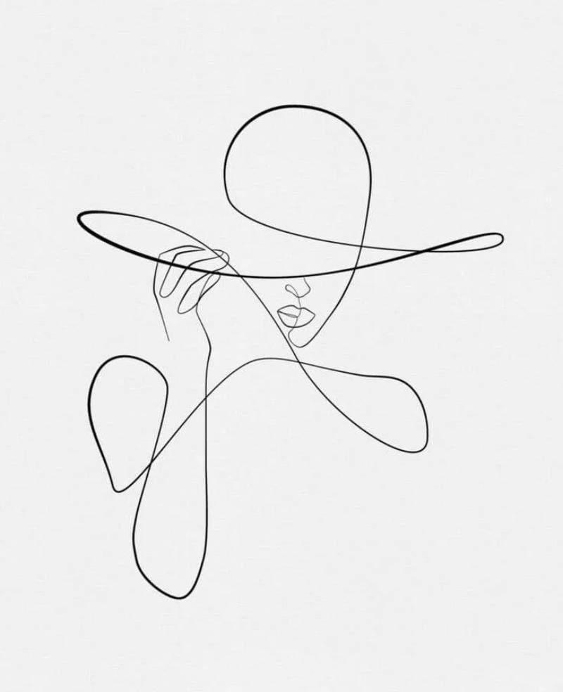 Đường nét tự do, phóng khoáng thể hiện dấu ấn cá nhân và kỹ năng kiểm soát bút tuyệt vời của nghệ sĩ