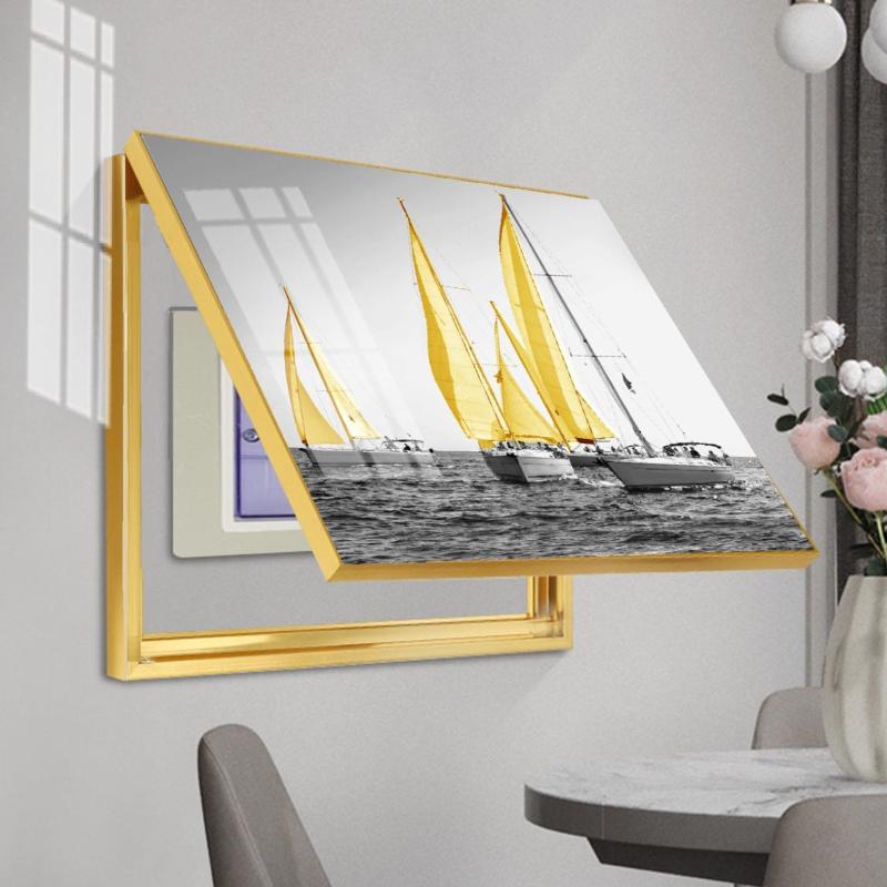 Tranh che ổ điện - Giải pháp đẹp, an toàn cho không gian 3 Che chắn an toàn cho ổ điện mà vẫn giữ trọn vẻ đẹp hiện đại, tinh tế của không gian sống.