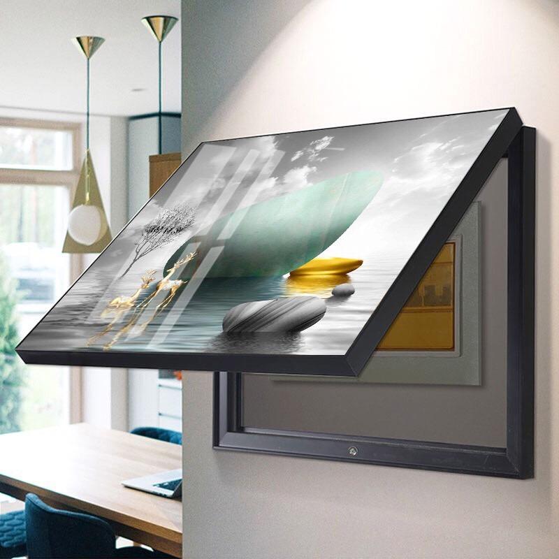 Tranh che ổ điện - Giải pháp đẹp, an toàn cho không gian 8 Một bức tranh nhỏ đủ sức làm đẹp mảng tường, đảm bảo an toàn và tối ưu phong thủy.