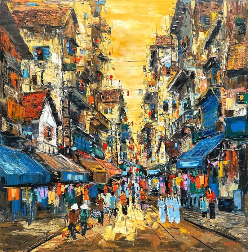 Gam màu nâu đất của những mái ngói rêu phong tượng trưng cho sự vững chãi, rất hợp với người mệnh Thổ