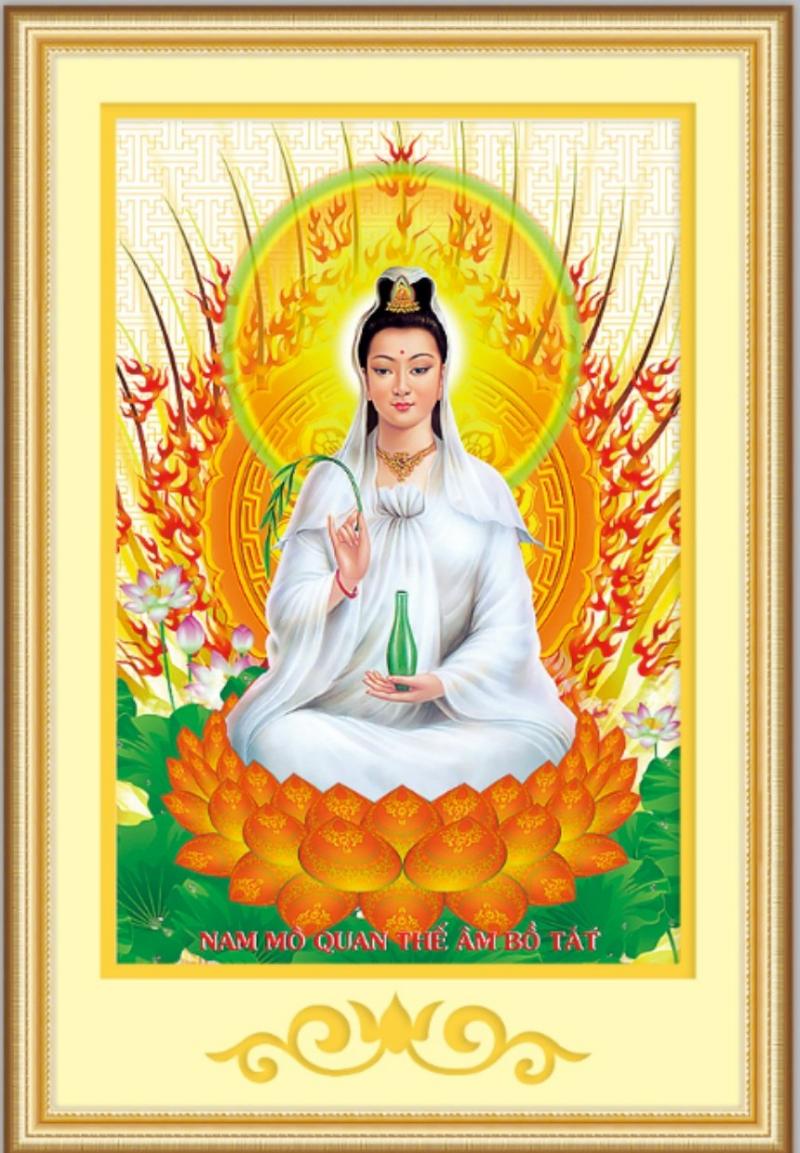 Tranh Phật bà Quan Âm 3