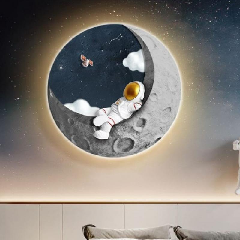 Tranh vũ trụ – Nghệ thuật huyền bí và cảm hứng vô tận 6 Tranh phi hành gia