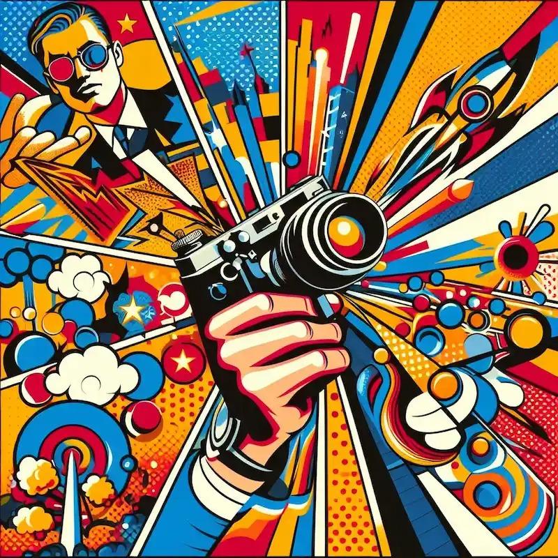 Tranh Pop Art - Phong Cách Trang Trí Cá Tính Hiện Đại 2025 7 Khai thác biểu tượng văn hóa đại chúng, tranh Pop Art chủ đề văn hóa dễ dàng tạo ấn tượng mạnh mẽ với người xem.