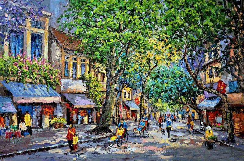 Hà Nội là nơi hội tụ nhiều họa sĩ tài năng và những phòng tranh uy tín, tạo nên sự đa dạng về phong cách