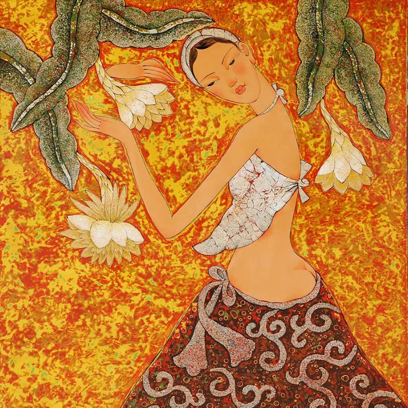 Tranh sơn mài chân dung